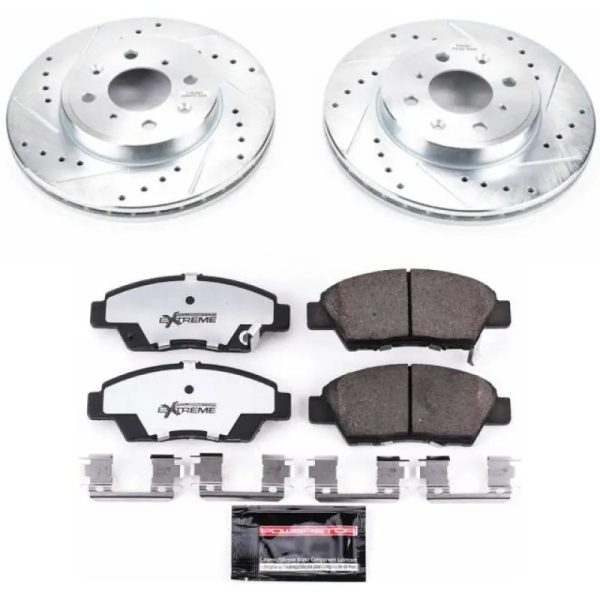 Power Stop 15-19 Honda Fit Front Z26 Street Warrior Brake Kit on Sale