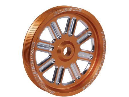 Fleece Performance Dodge Cummins Dual Pump Spoke Pulley (For Use w  FPE Dual Pump Bracket) Orange Online