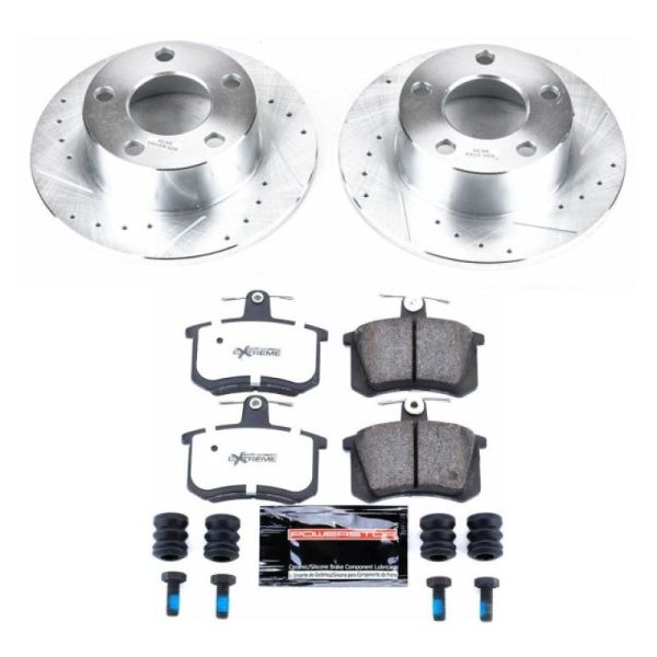 Power Stop 95-97 Audi A6 Rear Z26 Street Warrior Brake Kit For Sale