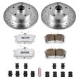 Power Stop 97-01 Audi A4 Rear Z26 Street Warrior Brake Kit Supply