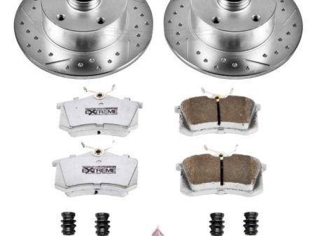 Power Stop 97-01 Audi A4 Rear Z26 Street Warrior Brake Kit Supply