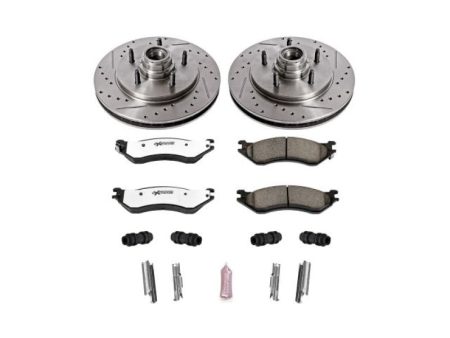 Power Stop 97-00 Ford Expedition Front Z36 Truck & Tow Brake Kit Cheap