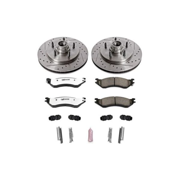 Power Stop 97-00 Ford Expedition Front Z36 Truck & Tow Brake Kit Cheap