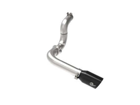 aFe 20-21 Jeep Wrangler Large Bore-HD 3in 304 Stainless Steel DPF-Back Exhaust System - Black Tip Online Hot Sale