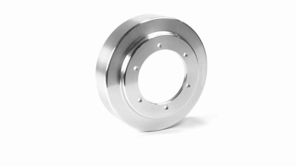 Fleece Performance 03-12 Dodge 2500 3500 Cummins Fan Drive Pulley (Bare Aluminum Finish) on Sale