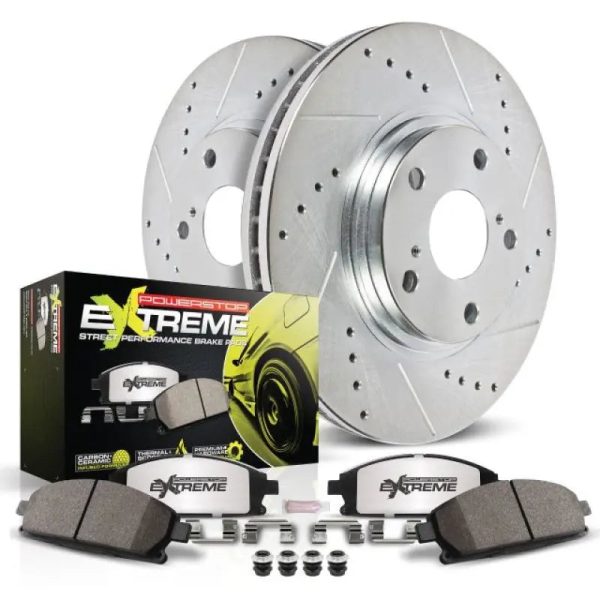 Power Stop 97-01 Acura Integra Front Z26 Street Warrior Brake Kit Online