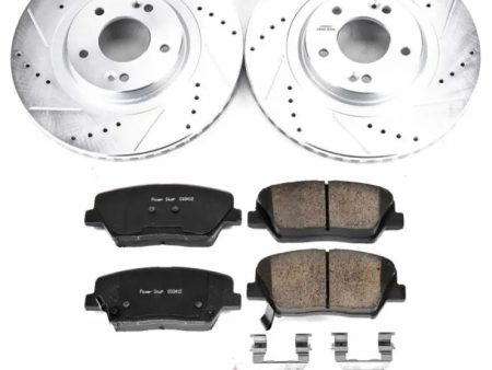 Power Stop 13-18 Hyundai Santa Fe Sport Front Z23 Evolution Sport Brake Kit For Discount