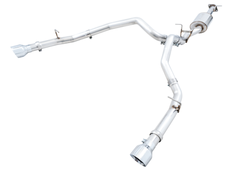 AWE Tuning 19-21 RAM 1500 5.7L (w Cutouts) 0FG Dual Rear Exit Cat-Back Exhaust - Chrome Silver Tips on Sale