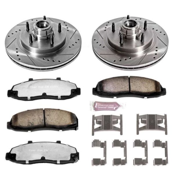 Power Stop 97-00 Ford F-150 Front Z36 Truck & Tow Brake Kit Sale