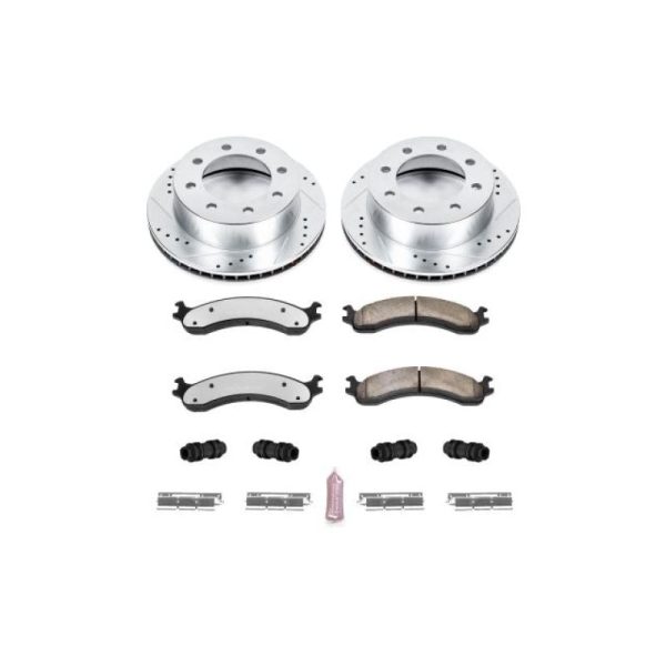 Power Stop 00-02 Dodge Ram 2500 Front Z36 Truck & Tow Brake Kit For Sale