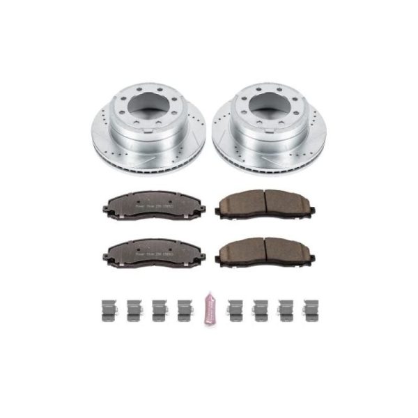 Power Stop 13-22 Ford F-350 Super Duty Rear Z36 Truck & Tow Brake Kit Online now