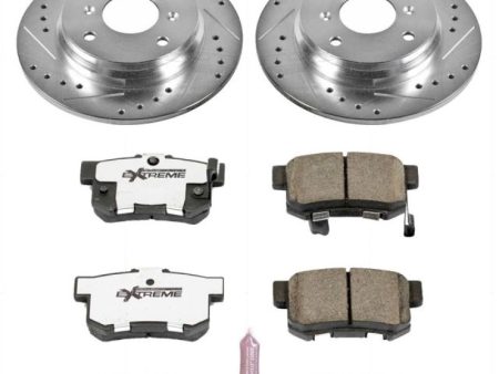 Power Stop 92-96 Honda Prelude Rear Z26 Street Warrior Brake Kit For Sale