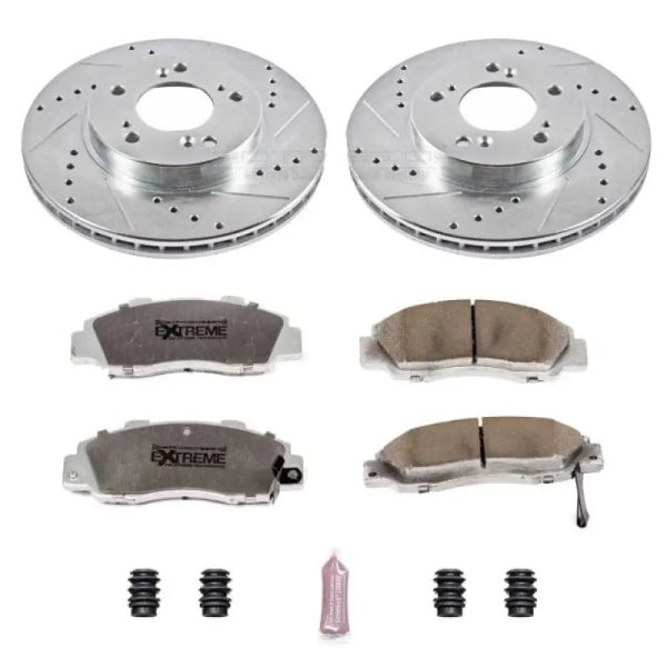 Power Stop 97-01 Acura Integra Front Z26 Street Warrior Brake Kit Online