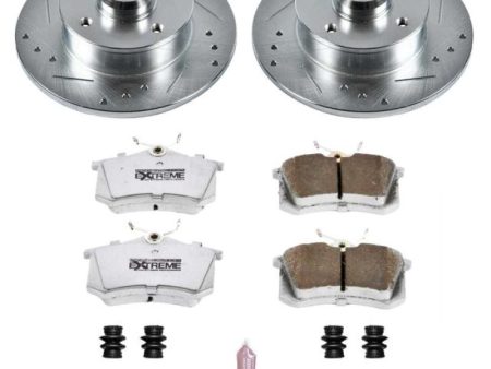 Power Stop 99-02 Volkswagen Cabrio Rear Z26 Street Warrior Brake Kit Online