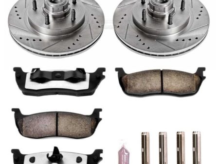 Power Stop 97-00 Ford F-150 Front Z36 Truck & Tow Brake Kit Fashion