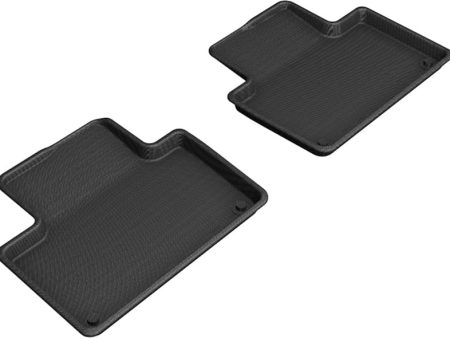 3D MAXpider 2015-2021 Volvo XC90 T8 Twin Engine Kagu 2nd Row Floormats - Black Online now