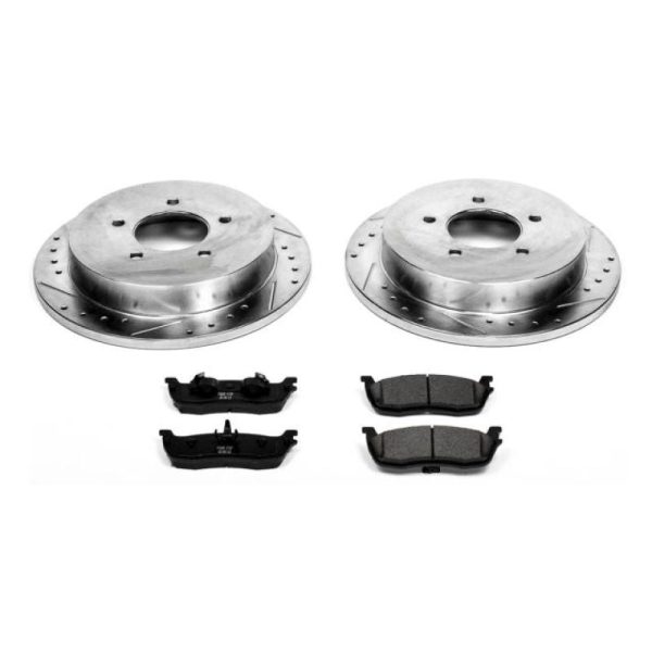 Power Stop 00-02 Ford Expedition Rear Z23 Evolution Sport Brake Kit Fashion