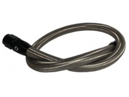 Fleece Performance 98.5-18 Dodge Cummins 34.5in Common Rail VP44 Coolant Bypass Hose (SS-Braided) Sale