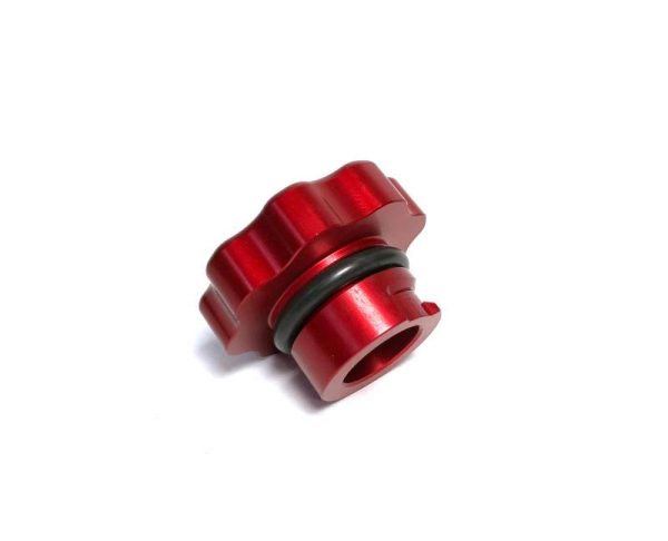 Fleece Performance 01-16 GM 2500 3500 Duramax Billet Oil Cap Cover - Red For Discount