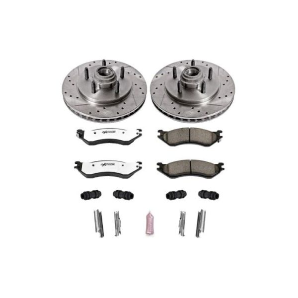 Power Stop 00-02 Ford Expedition Front Z36 Truck & Tow Brake Kit Online Sale