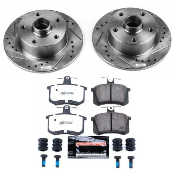 Power Stop 96-97 Audi A4 Rear Z26 Street Warrior Brake Kit For Sale