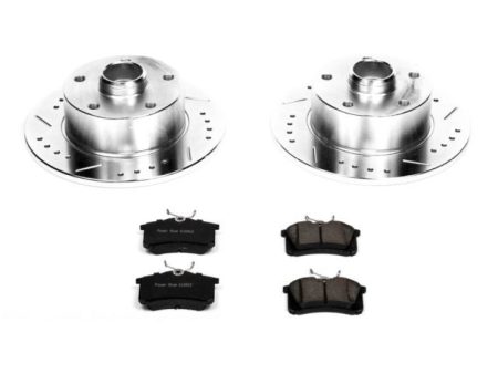 Power Stop 97-01 Audi A4 Rear Z23 Evolution Sport Brake Kit Online Sale