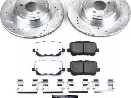 Power Stop 14-19 Dodge Charger Rear Z26 Street Warrior Brake Kit For Sale